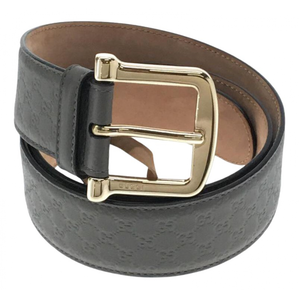 Leather belt Gucci Grey size 90 cm in 